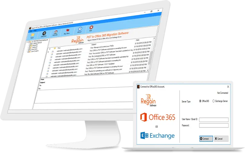 PST to Office 365 Tool