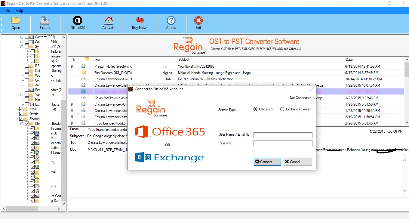 Successfuly Convert OST data file to Outlook PST format