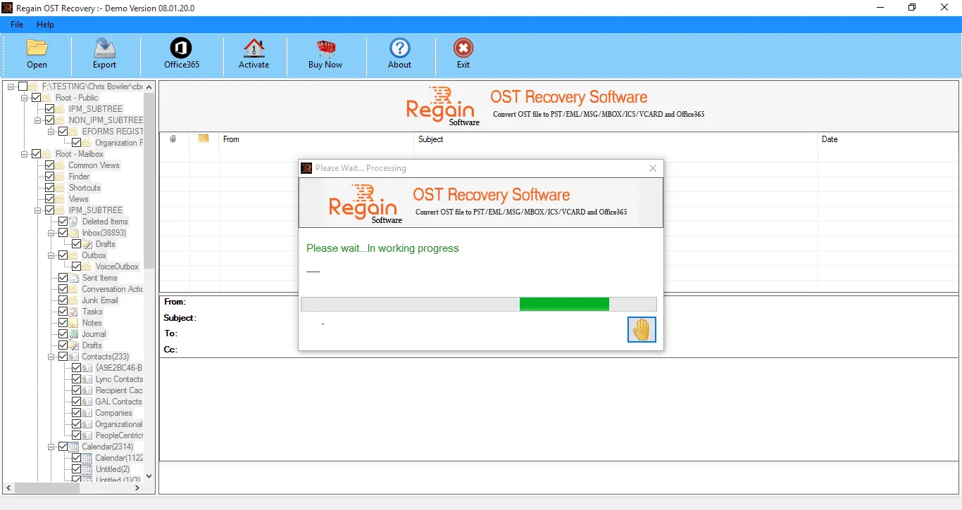 Recover corrupt or deleted Outlook OST Emails